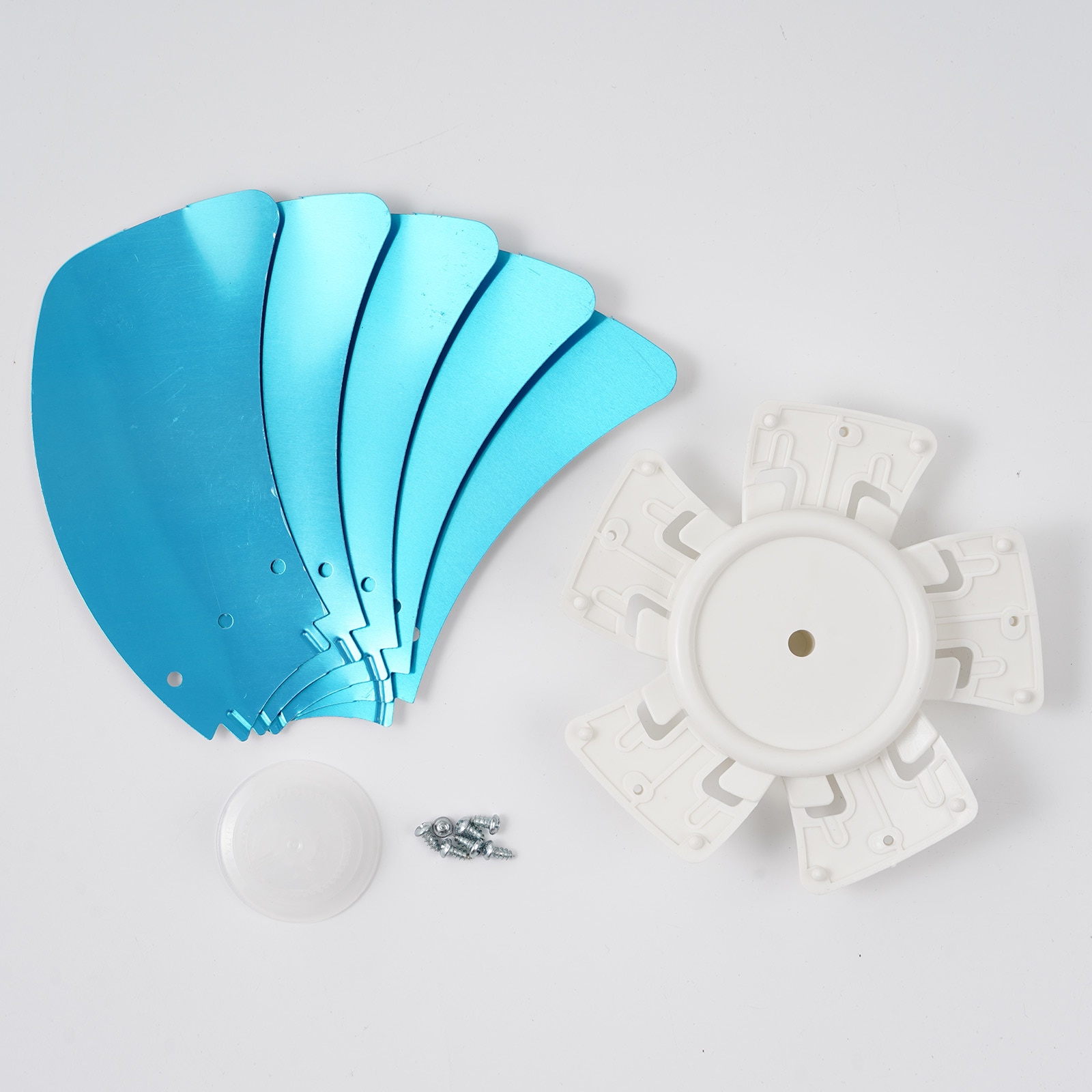 5/7 Leaves Household Fan Blade with Nut Cover Silence Fan Blades for Standing Pedestal Fan Table Fanner General Accessories Fans