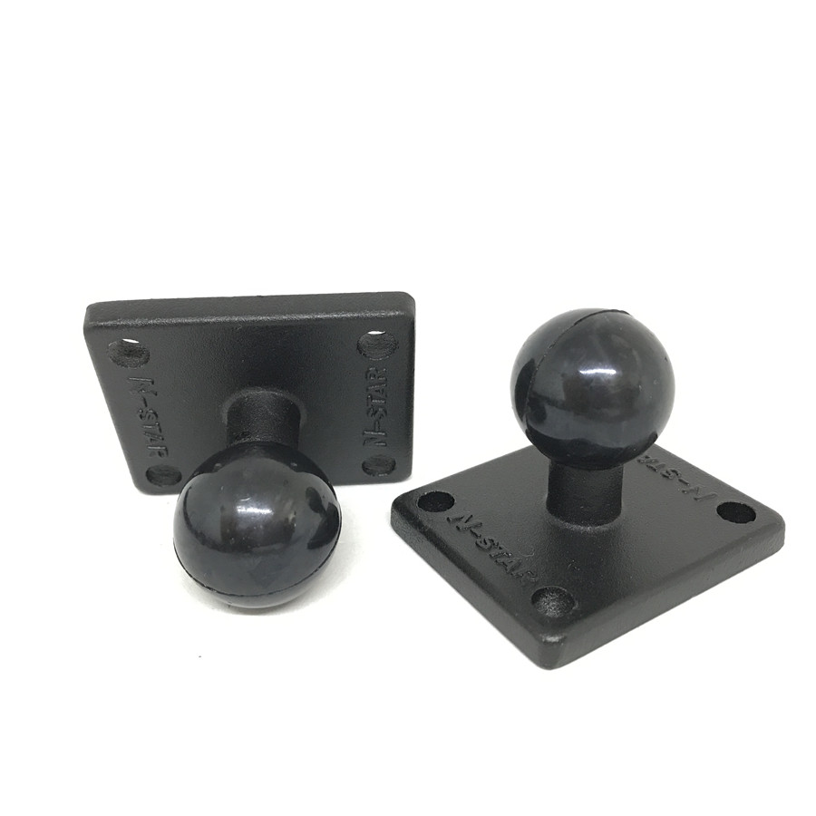 Jadkinsta-Base de montaje cuadrada de aluminio con rótula de bola de 1 pulgada para Gopro DSLR, montajes de Ram para motocicleta Garmin