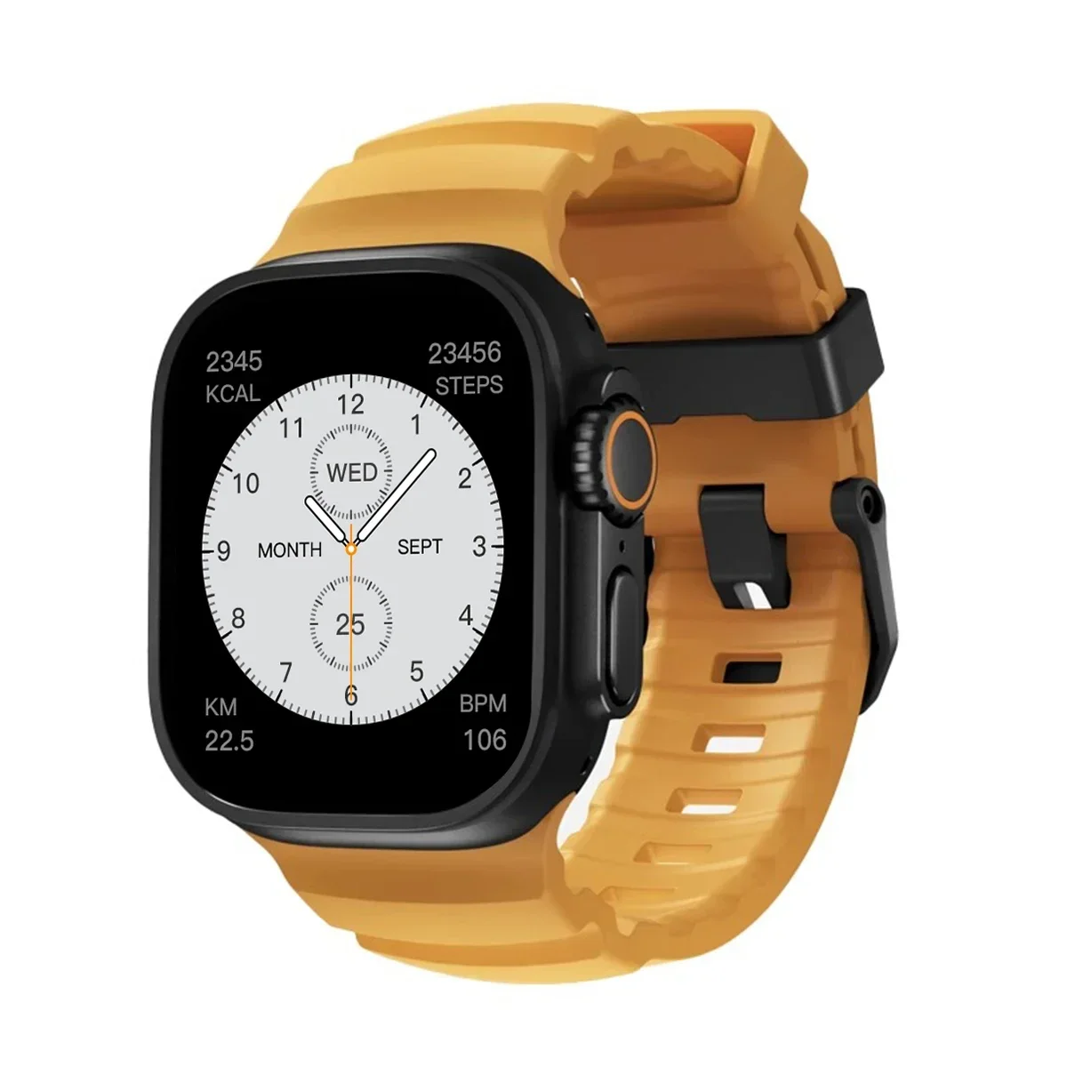 Correa deportiva de silicona para Apple Watch Ultra 2 10 9 8 7 6 SE 5 4, pulsera de Metal de titanio para iWatch 42mm 44mm 45mm 46mm 49mm: GREEN BLUE / 18 mm