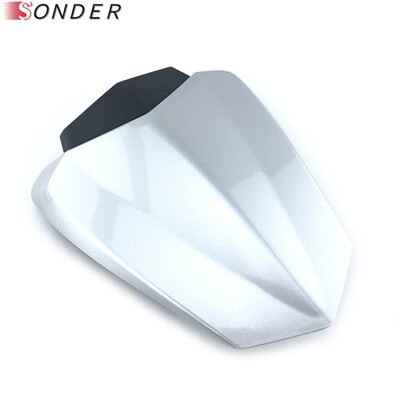 Motocicleta rojo pasajeros trasera cubierta de asiento trasero asiento cuello carenado para YAMAHA YZFR1 YZF1000 YZF R1 1000 YZF-R1 09-14 13 12 11 10: Silver