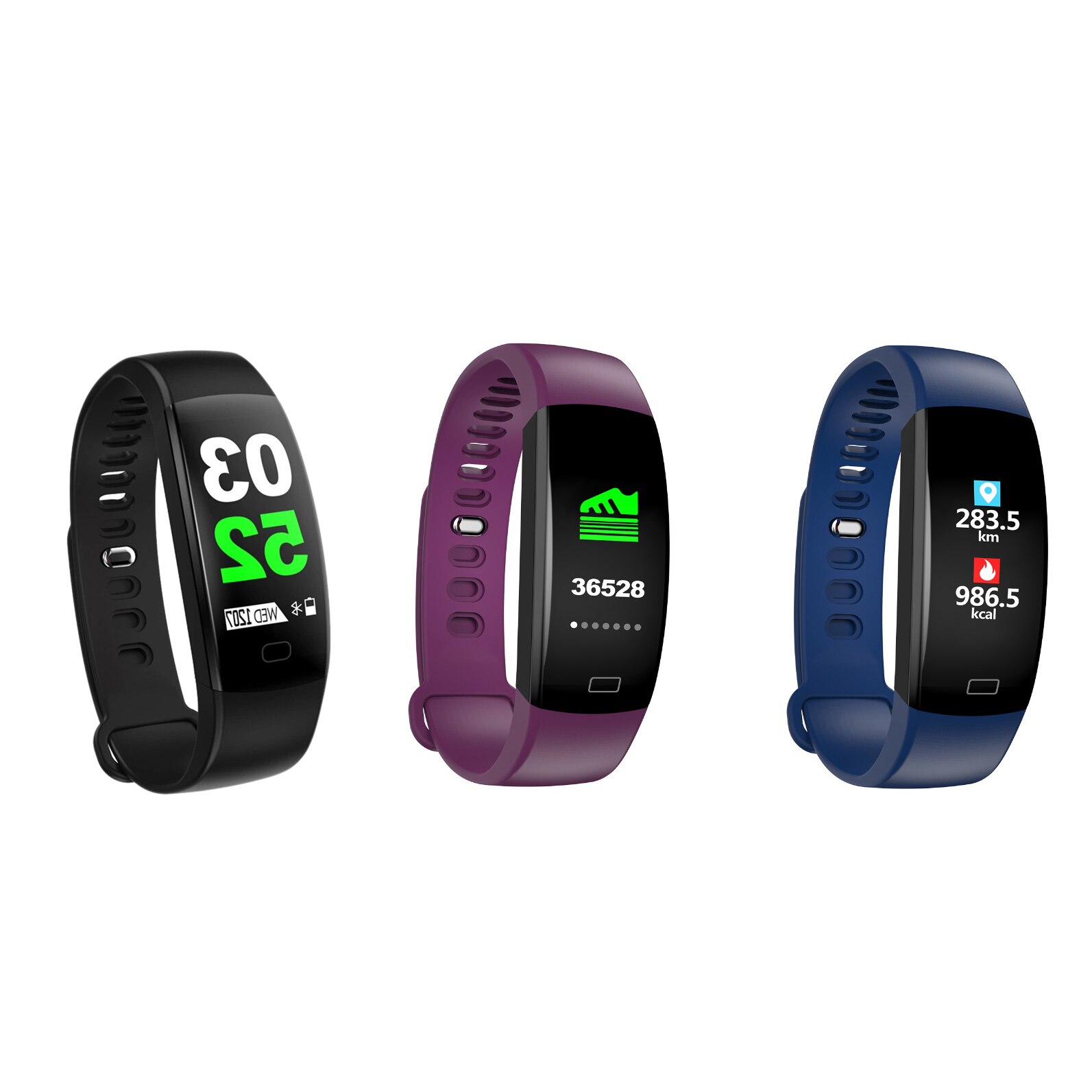 F64HR Smart Watch IP68 Waterproof Heart Rate Smart Fitness Bracelet Blood Pressure Oxygen Monitor GPS Activity Tracker