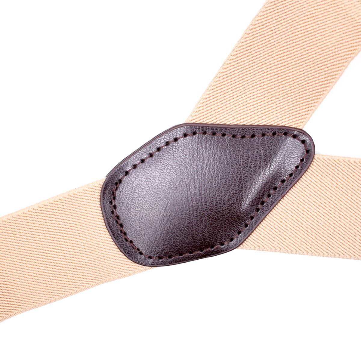 Bretelles Vintage en cuir pour hommes, avec bouton taillé, bout en Y, dos en Y, réglable, élastique, chemise et pantalon, bretelles, pour hommes
