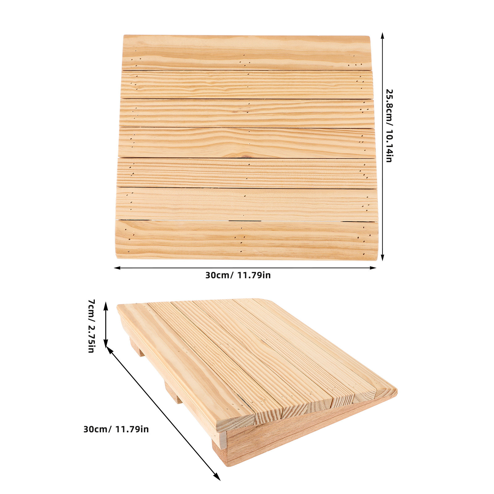 Holz-Schwellenrampe für Hauseingang, Tragbare Übergangsrampe für Saugroboter, Rollstuhl, Einfaches Bewegen von Möbeln mit Rollen
