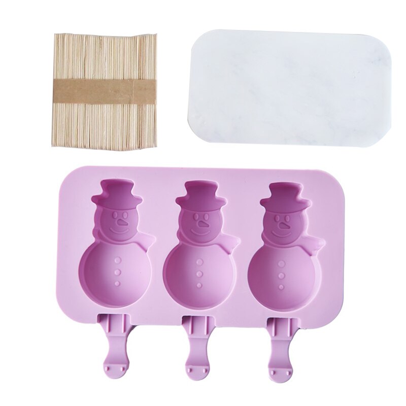 Molde de silicona para helado, moldes para Polos DIY, molde casero para postres, congelador de fruta, molde para hacer helados con palos: B