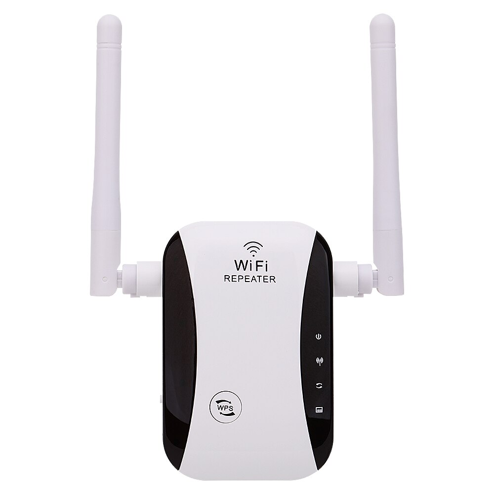 Genius Wireless WiFi Repeater 300Mbps Range Extender Booster EU/US/UK/AU Plug+2x Antennas