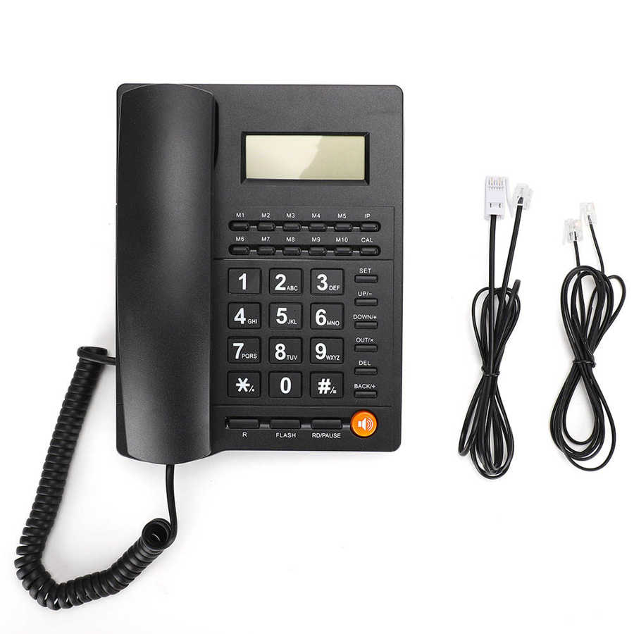 Büro Schreibtisch Telefon Festnetz Büro Telefon mit Festnetz Telefon Anruf Zeit aufzeichnung mit DTMF/FSK Dual anrufer Ich würde