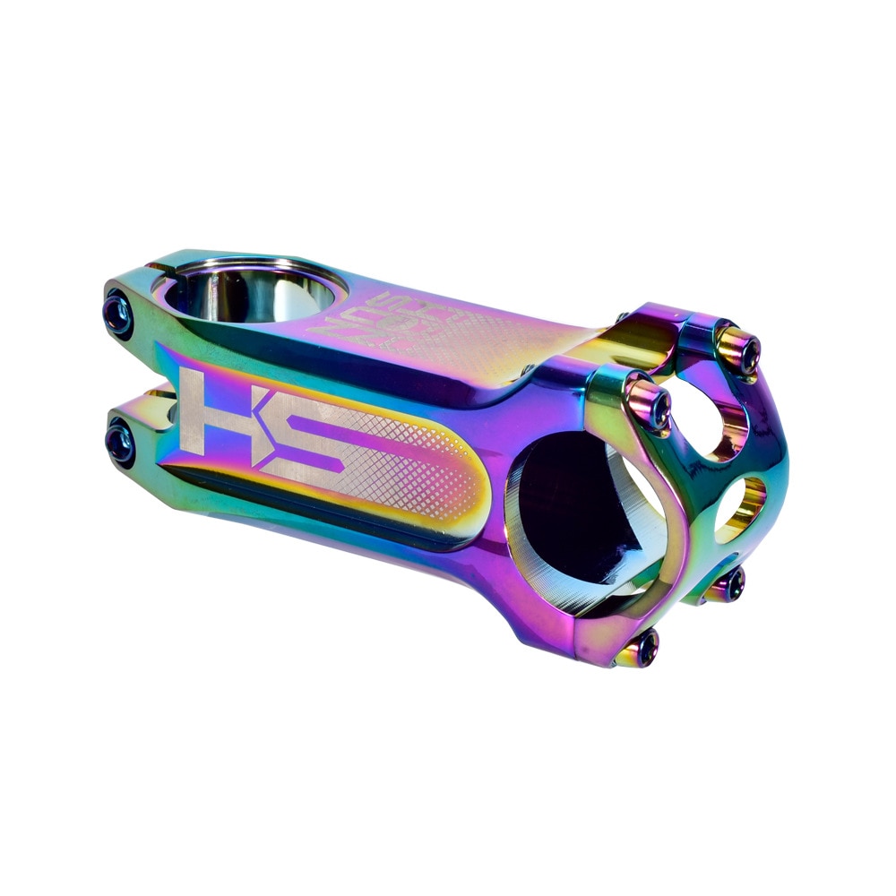 Arco Iris MTB Stem completo CNC bicicleta manillar Stem montaña carretera bicicleta Stem 0 grados 80/100/110mm colorido XC AM DH Stem bicicleta partes