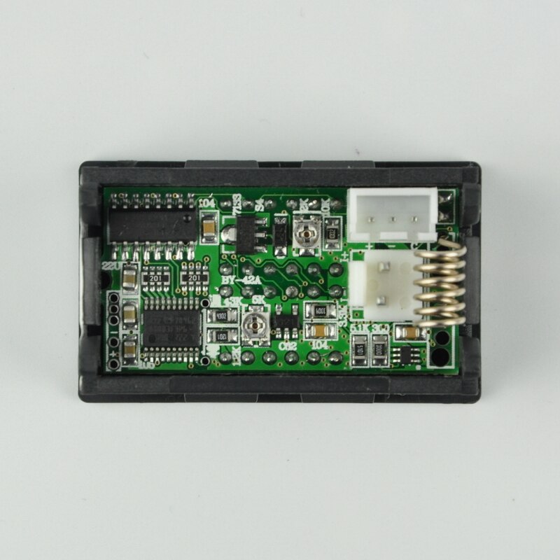 GWUNW BY42A 500V 1A DC 4 BIT Digital Voltage Ammeter Current Tester Meter Voltmeter Dual Display Red Blue Green LED
