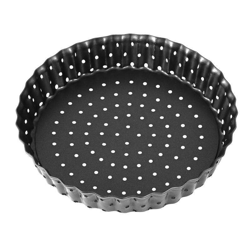 5/8/9Inch Non-stick Pizza Pan Met Gaten Ronde Vorm Bakken Taartvorm Verwijderbare Bodem pie Lade Bakvormen Gereedschap: 5inch