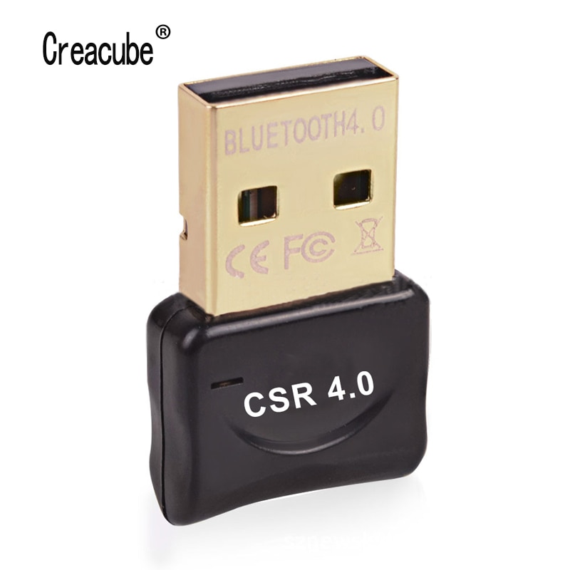 Creacube USB Bluetooth adaptateur 4.0 faible consommation d'énergie Micro adaptateur Bluetooth Dongle récepteur transfert sans fil pour ordinateur portable ordinateur de bureau