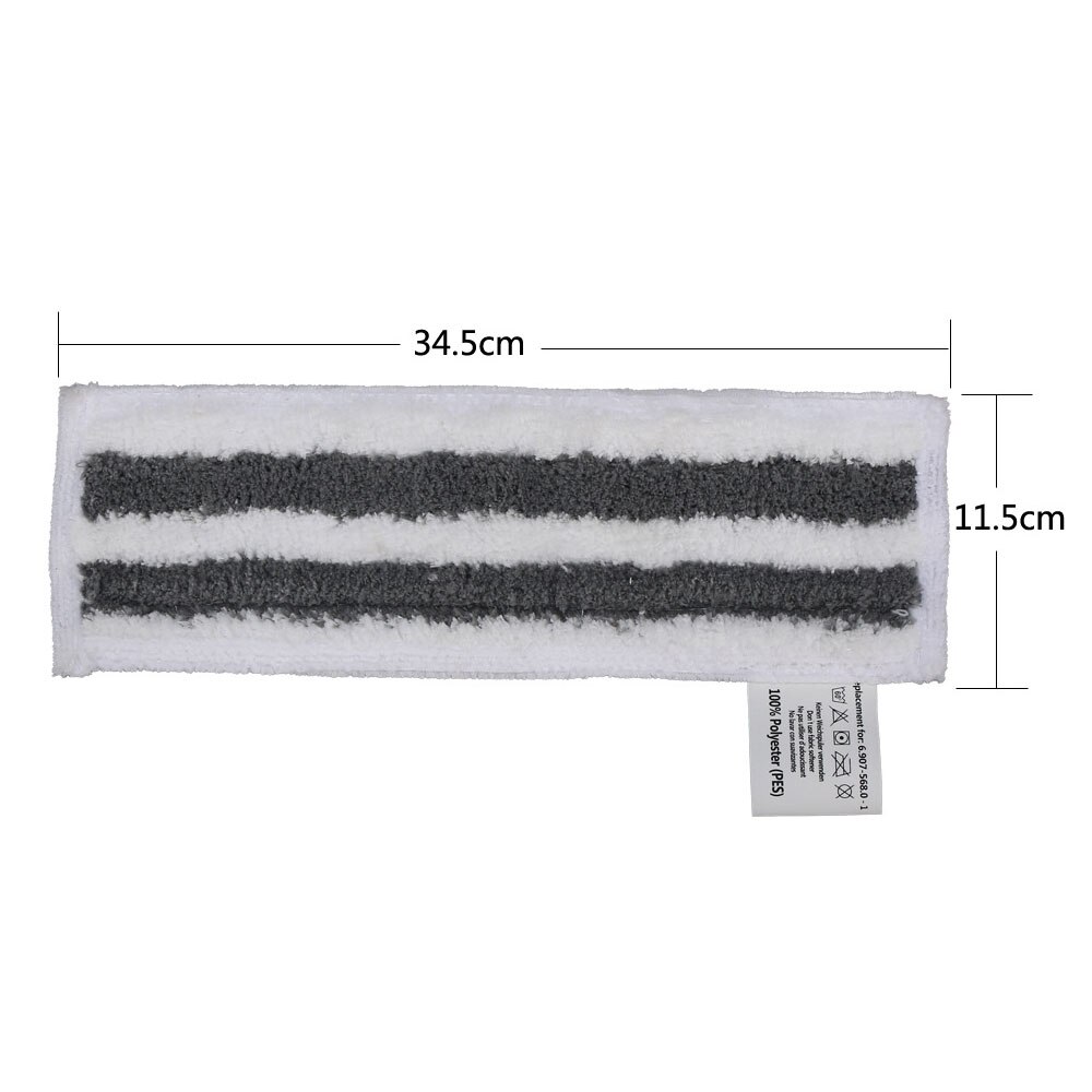 2 kpl lattiapyyhetyynyjä karcher easyfix  sc1 sc2 sc3 sc4 sc5 höyrypuhdistin 110 mmx 345mm korvaava kodinkoneiden puhdistus