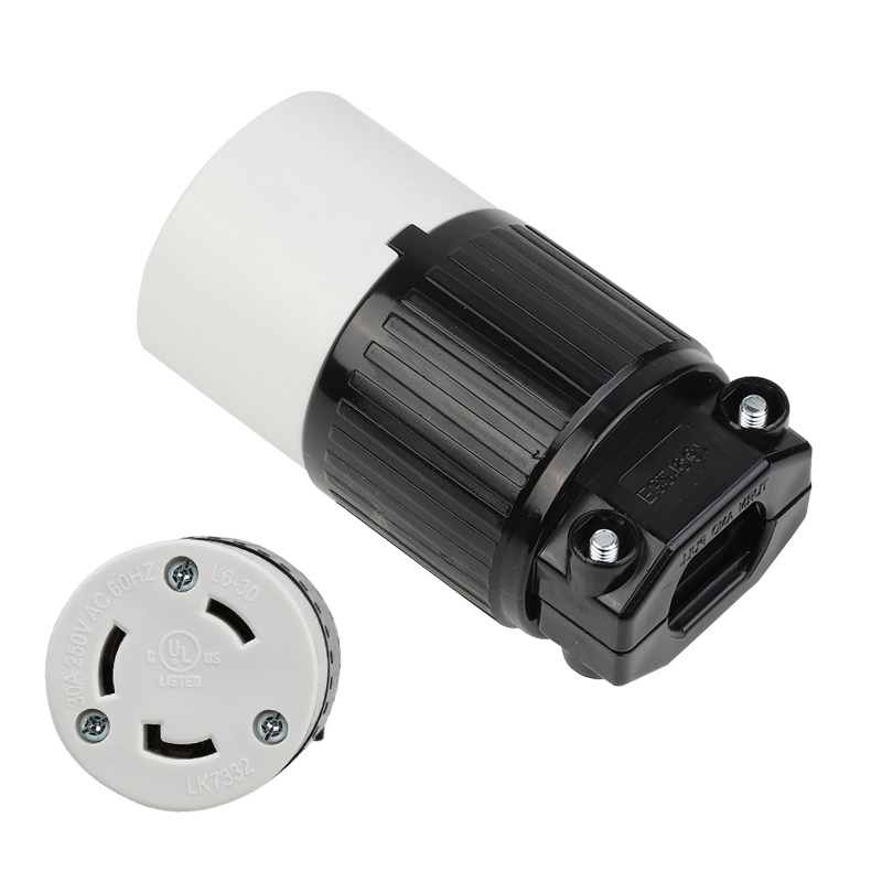 Nema L6-30R UL 30 Amp 250 Volt Female Twist Lock 3 Wire Power Cord Plug DIY Homebrew Electric Brewery