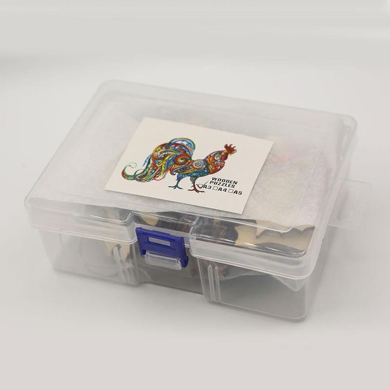 Künstlerische Tier Holz Puzzle Bull Katze Eule Cock Holz Jigsaw Puzzle Holz Puzzle Pädagogisches Spielzeug Für Kinder Erwachsene