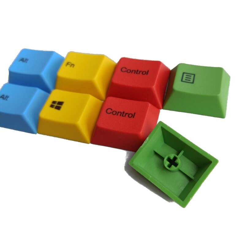 8Pcs 1.25U PBT Dye Sublimation KeyCaps Mechanical Keyboard Keycaps for Cherry MX Switch R1 Keycaps