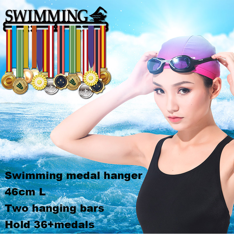 DDJOPH medal hanger for swimming Sport medal display rack Medal holder for 36+ medals