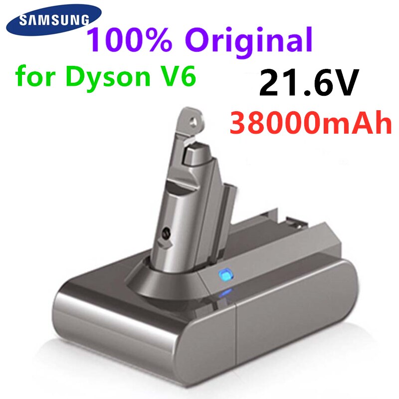 2022 neue Dyson V6 38000mAh 21,6 V Li-Ion Batterie für Dyson V6 DC58 DC59 DC61 DC62 DC74 SV07 SV03 SV09 Staubsauger Batterie: V6 38000mAh