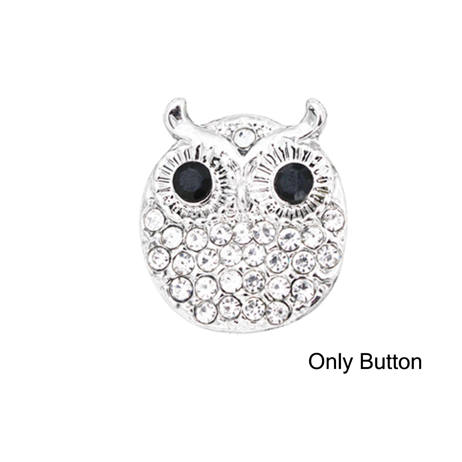 Id-clip, drukknoop voor badgehouder, lanyard, ketting, sieradenbedels, hanger, clip, kantoor-id-houder: Z25