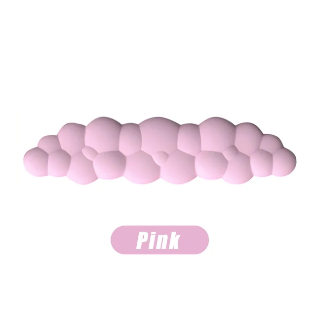 Tastatur-Cloud-Handgelenkauflage mit Memory-Schaum-Handgelenkstütze/Kissen aus weichem Leder zum einfachen Tippen und zur Schmerzlinderung im Büro