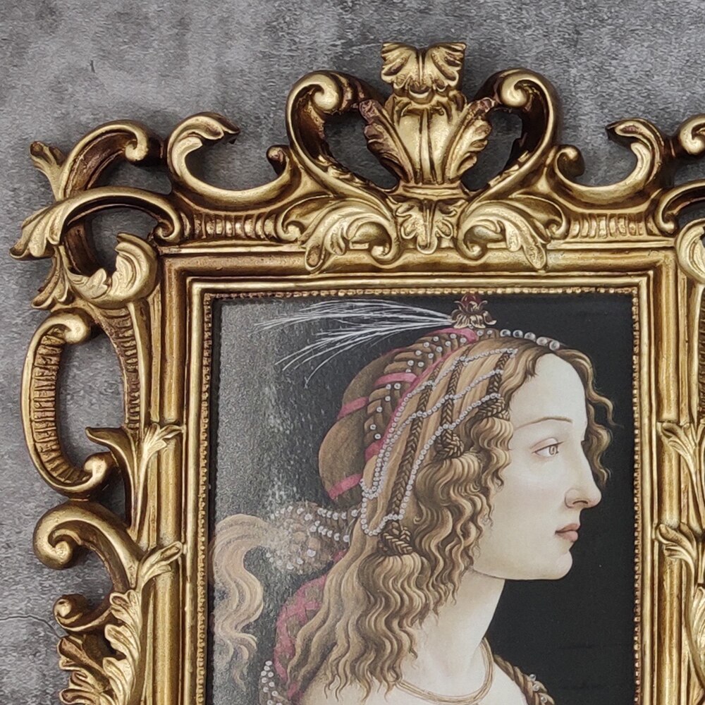 European retro photo frame desktop photo frame desktop relief photo frame 6/7 inch decorative hanging wall photo frame