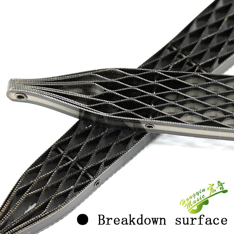 Archivo japonés original Shendo, hoja de sierra de carpintero, Lima de sierra de caoba, Lima de madera dura de diente grueso, herramienta de fabricación de instrumentos guqin