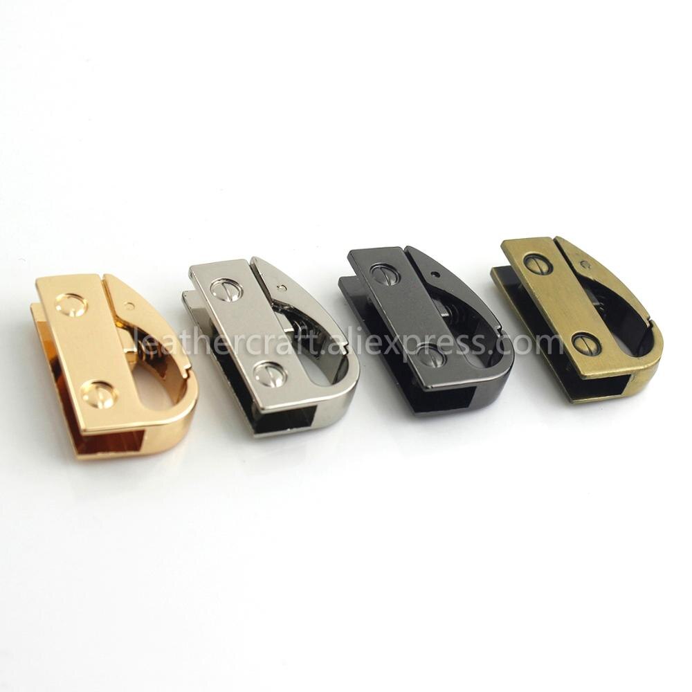 2 stk metalpose sideanker kile bøjle karbinhage klemmer karbinhage taske sidekant anker link hardware til taske pung strop