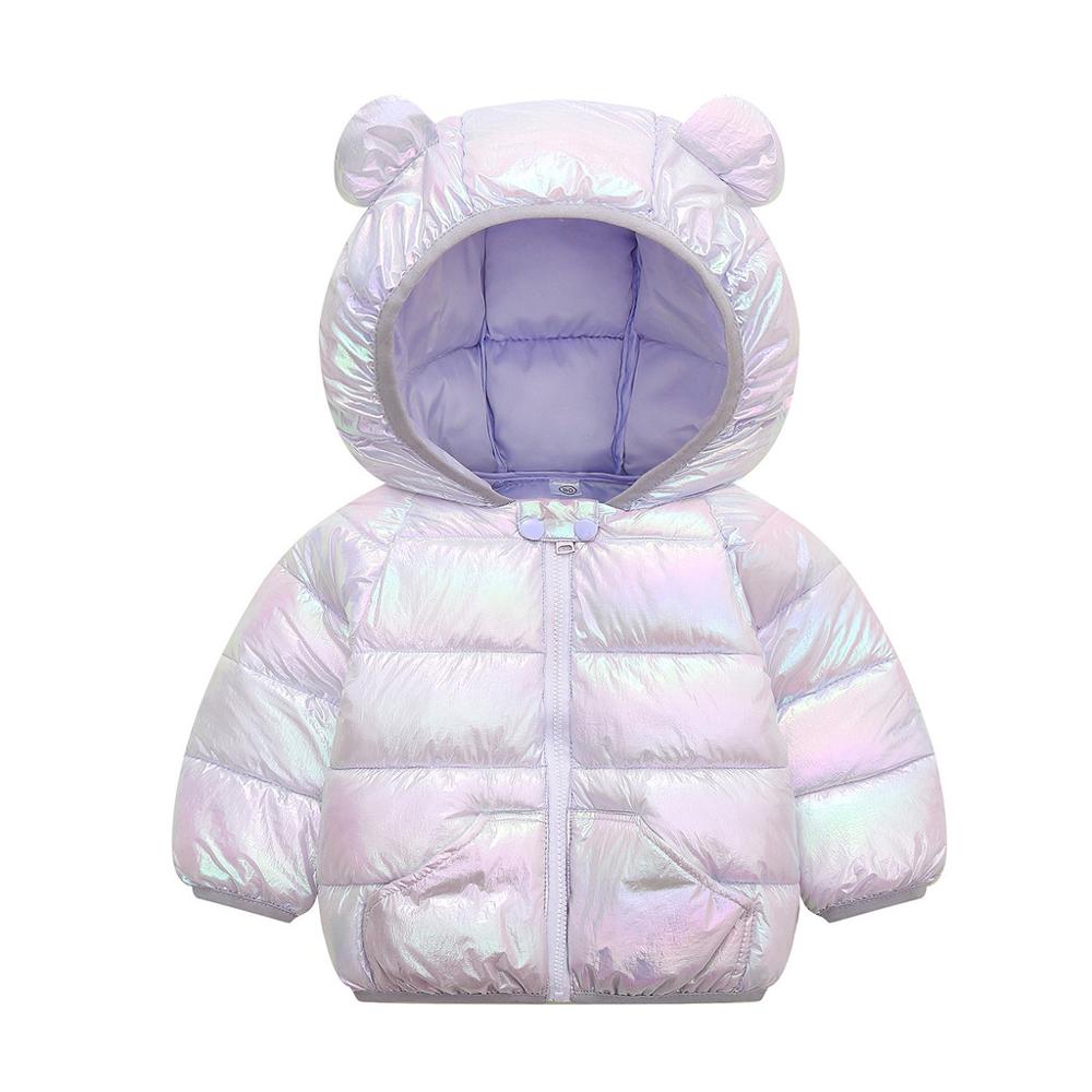 Casaco Termico Infantil enfant en bas âge bébé enfants hiver dessin animé coupe-vent manteau à capuche vêtements d'extérieur chauds veste Plaszcz Termiczny Z Kapturem