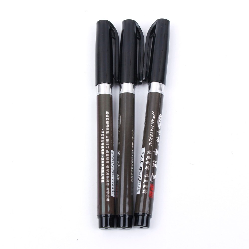 Calligraphy Brush Pen Soft Brush Felt Tips Pens Signature Drawing Sketch Liner School Student Writing Art Markers Supplies