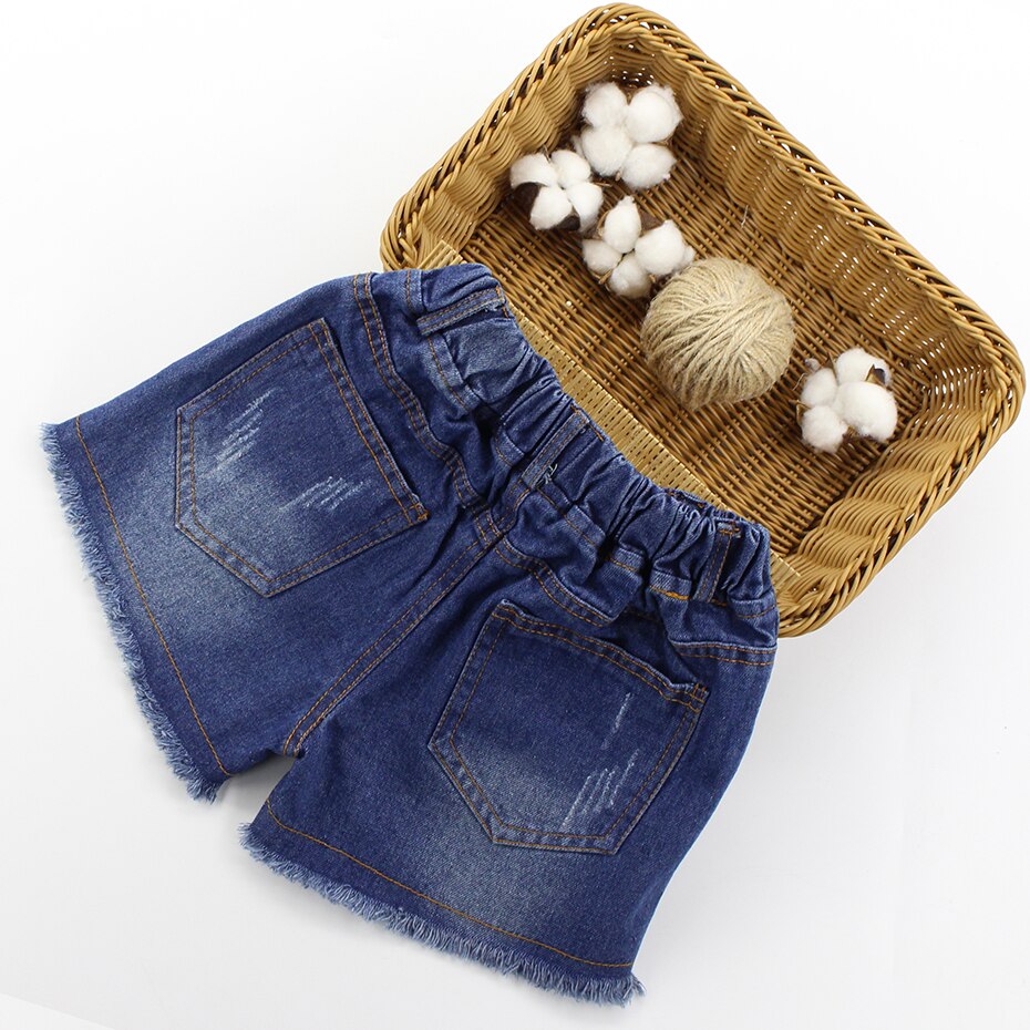 Short Fille TU 12 Ans En Denim Blanc Avec Flamant Rose – Neuf, Parfait Pour Les Vacances