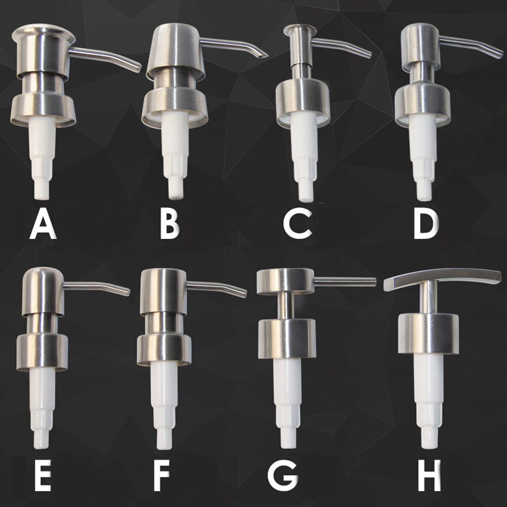 304 Stainless Steel Soap Pump Liquid Lotion Dispenser Replacement Jar Tube Stainless Steel Soap Liquid Lotion Dispenser