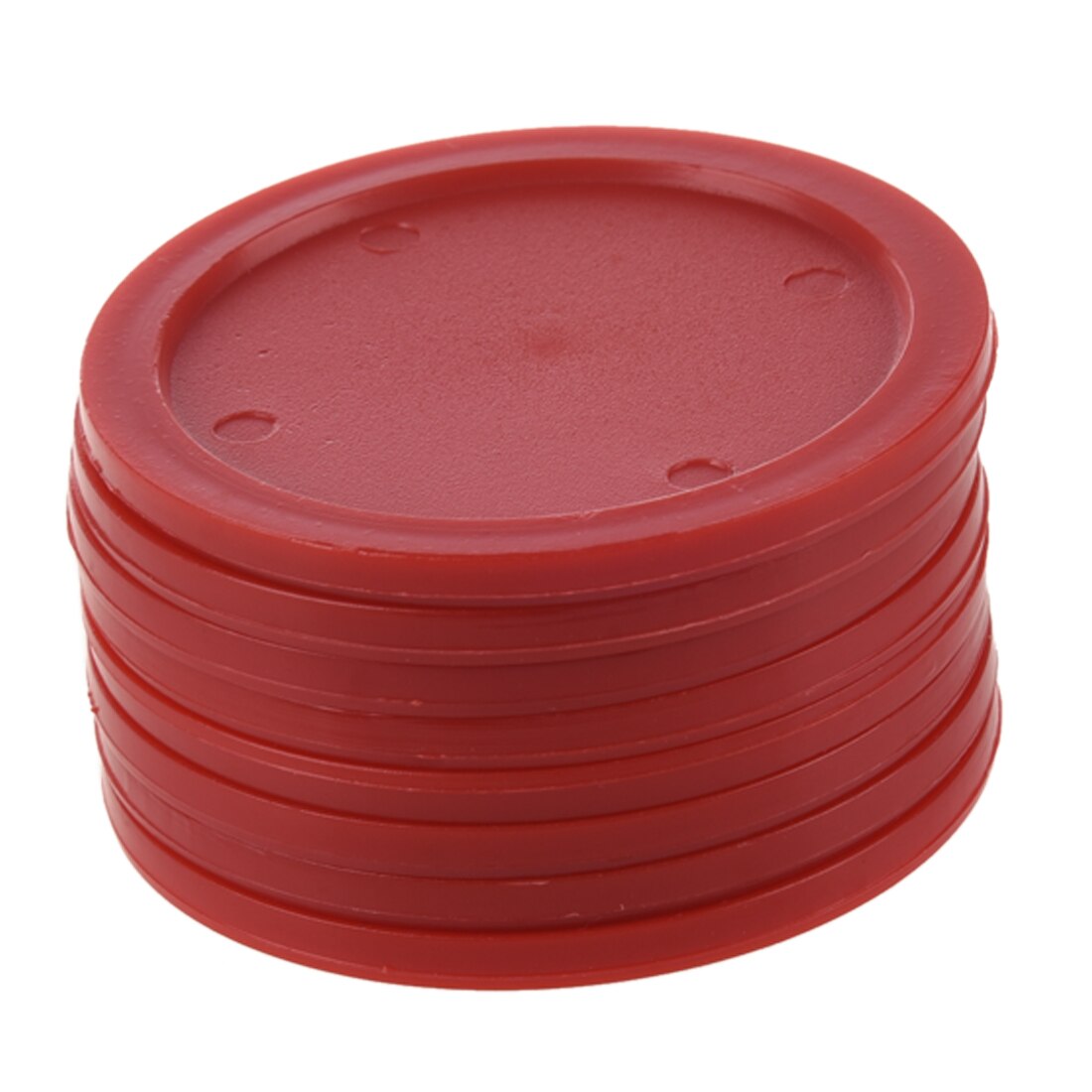 Red air hockey sæt  (8 stk . 63 mm air hockey puck)