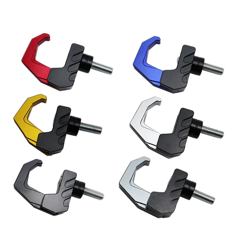 Motorhelm Houder Cnc Aluminium Bagagetas Haak Houder Hanger Haken Motor Scooter Helm Tassen Gadget Handschoen Haken