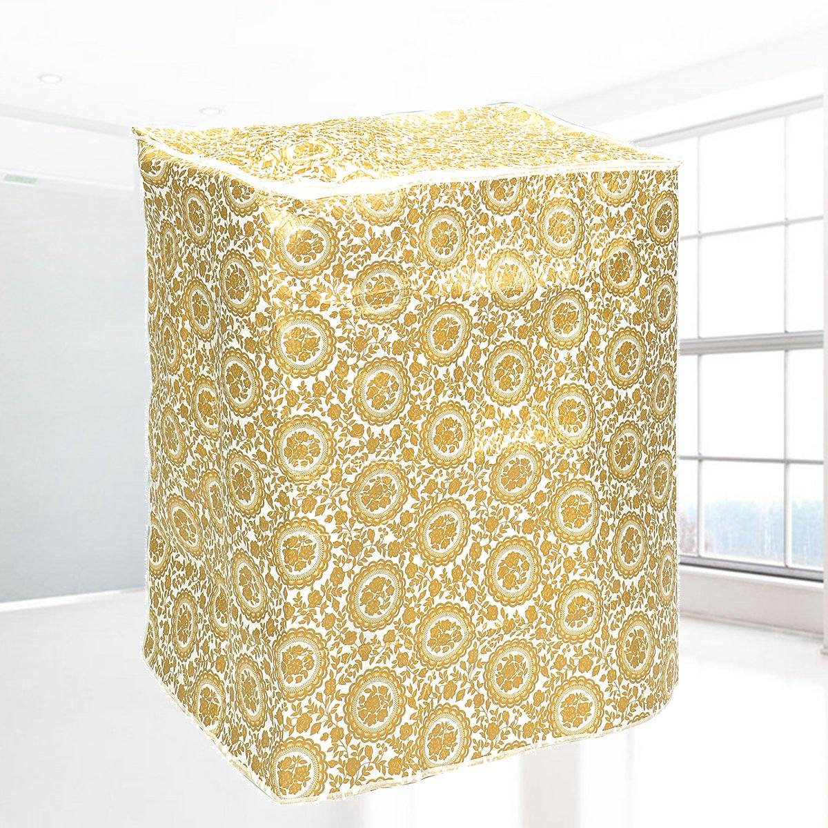 Fully Automatic Top Open Washer Sunscreen Washing Machine Waterproof Cover Dryer Polyester Gold Dustproof Washing Machine Cover