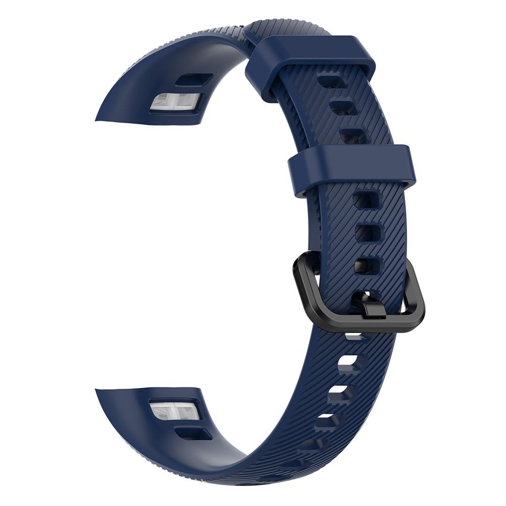 Rondaful Multi-Kleuren Band Voor Huawei Band4 Pro Silicone Pols Voor Band 4 Pro Strap Vervanging Polsband Horloge band: Midnight blue