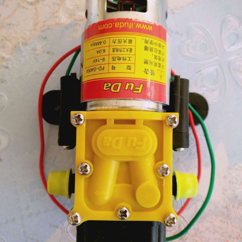 High Pressure Electric Water Diaphragm Pump Self Priming Pump 12 V Compatible with Motorhome/Caravan