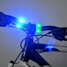Fiets Waterdichte Dubbele LED Kikker Achterlicht Outdoor Night Riding Bike Veiligheid Waarschuwingslampje fietsverlichting TSLM1