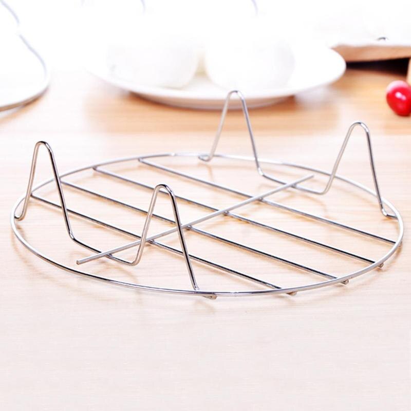 Koken Rack Ronde 304 Rvs Bakken En Koeling Dampende Rack W Stand Kookgerei Magnetron Rack Stoommandje Instant