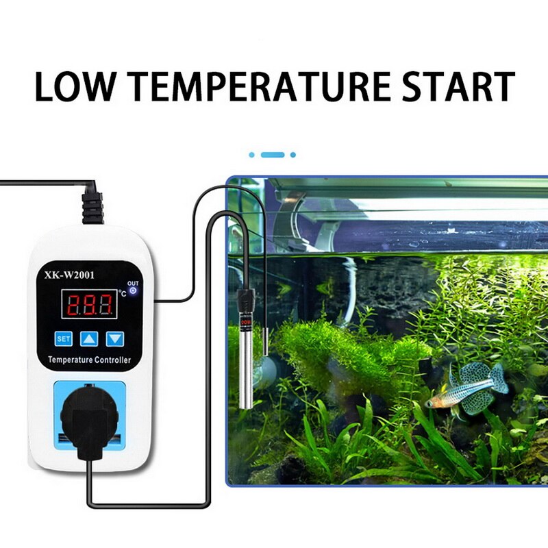 Digital Temperature Controller Thermostat Outlet Probe NTC Sensor Thermostat Temperature Controller Regulator EU/US Plug