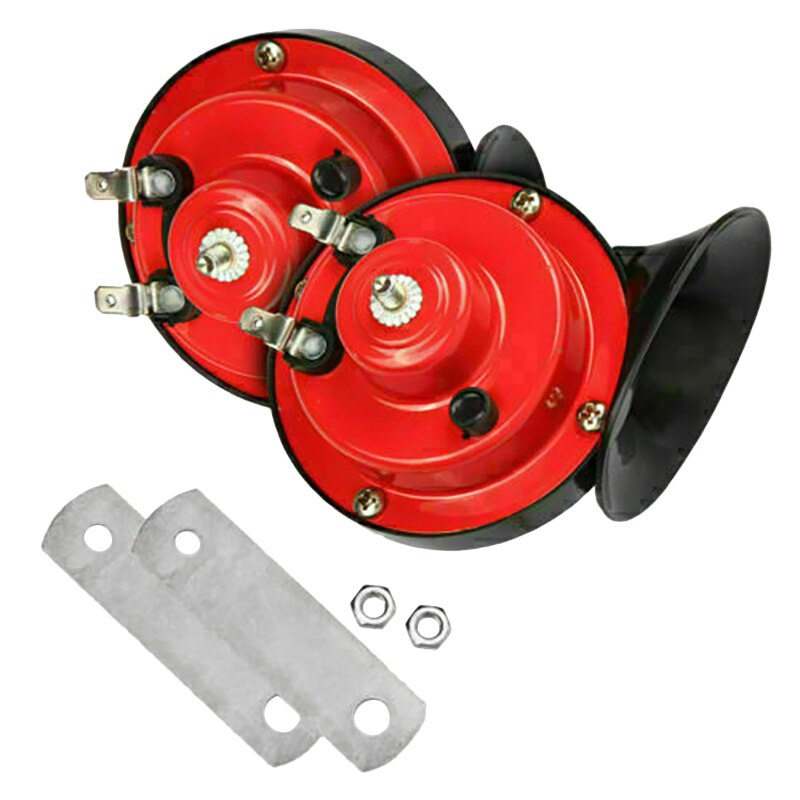 300DB Super Train Horn For Trucks Car Boat Motorcycle Electric Horn-12V Pair