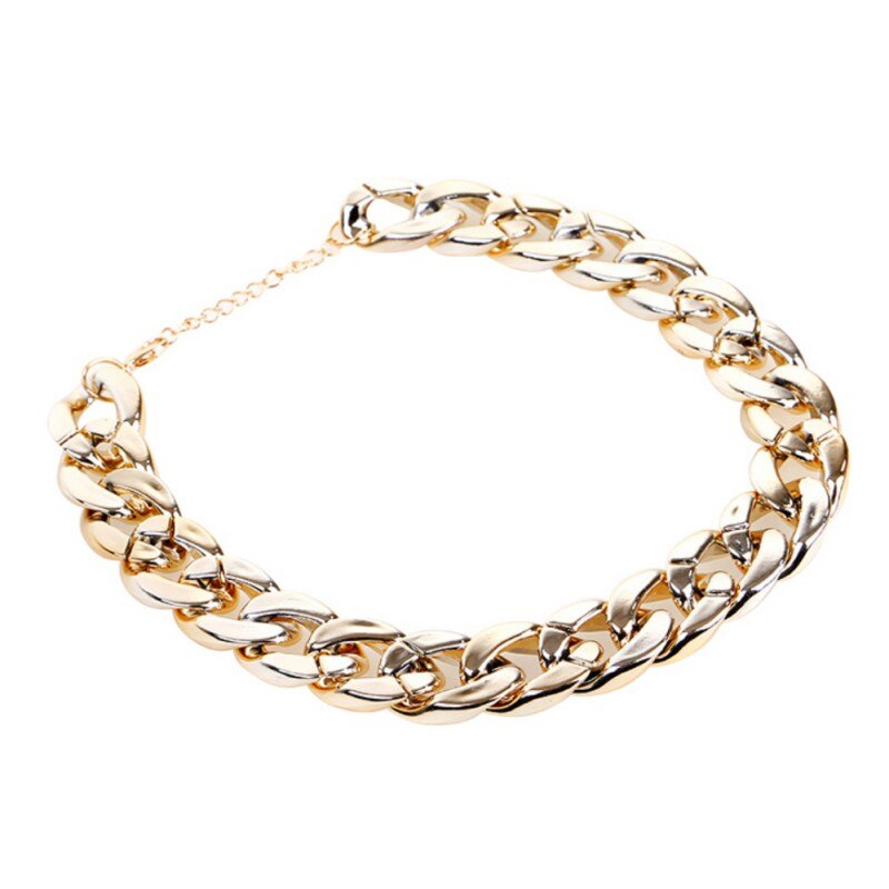 Lien cubain épais chaîne dorée chien chat animaux collier de sécurité collier pour animaux de compagnie pour Pit Bull, dogue, bouledogue, grandes races: J