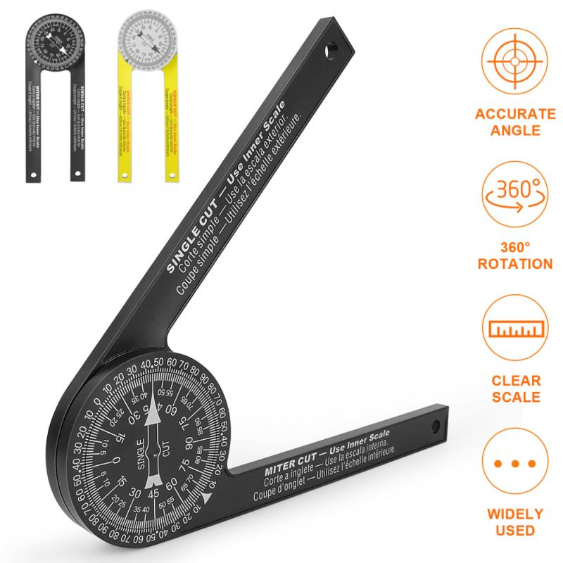 1PC Miter Saw Protractor ABS Digital Protractor Ruler Inclinometer Protractor Miter Saw Angle Level Meter Measuring Tool