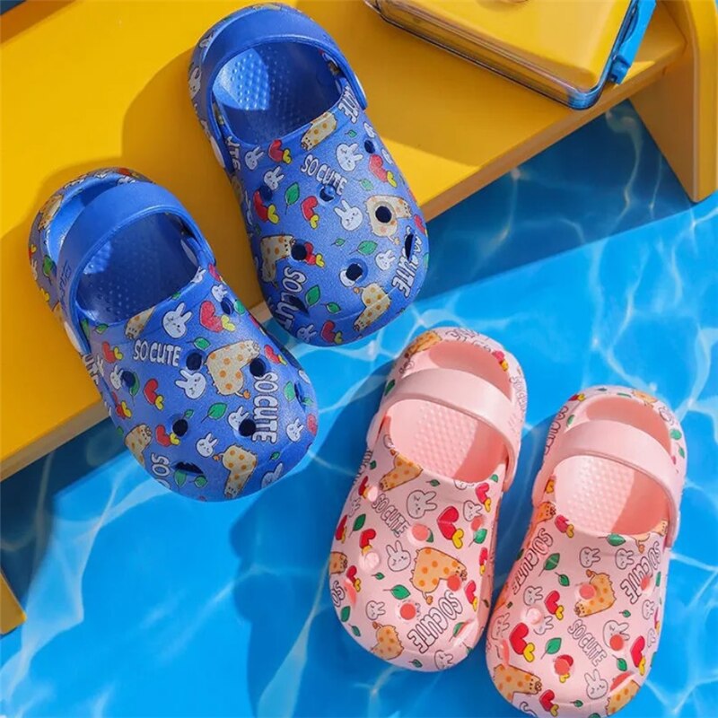 Children Garden Shoes Boys and Girls Cartoon Sandal Summer Slippers Kids Garden Baby Sandals