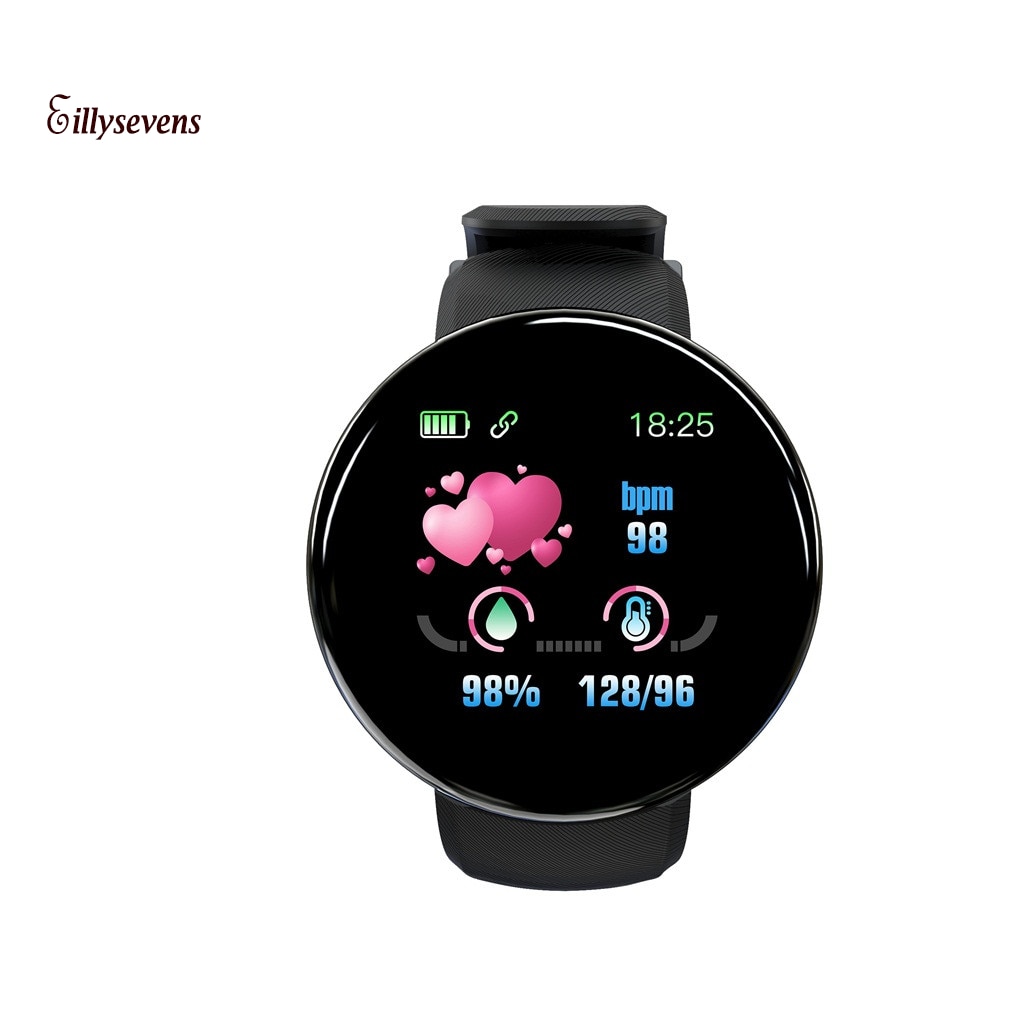 Herenhorloge Horloge D18 BT4.0 Smart Horloge Voor Mannen Sleep Monitoring Fitness-Tracker Waterdichte Armband Reloj Hombre