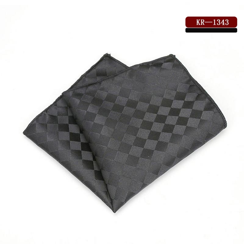 KR1328 Men's Polyester Silk Handkerchiefs Pocket Squares Mixed Patterns Jacquard for Suits Jackets Wedding Party Business: SFKR-1343