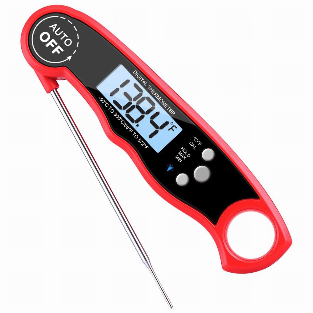 Waterproof Digital Thermometer BBQ Meat Food Digital Display Kitchen Electron Probe Milk Liquid Thermometer Pen: Default Title