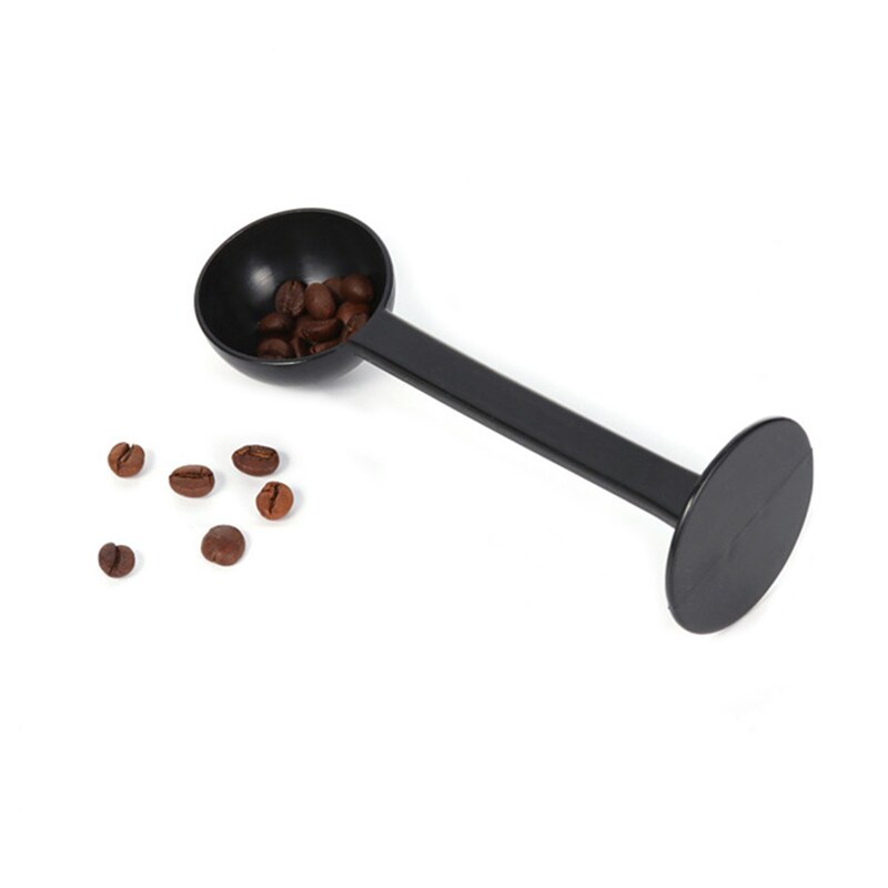 Cuchara de café 2 en 1, cuchara medidora estándar de 10g, cuchara para frijol en polvo, accesorios para cafetera