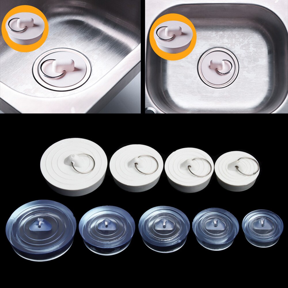 Tapón de bañera duradero a prueba de fugas, útil tapón de desagüe para cocina, alcantarillado, tapón de goma para fregadero, suministros de baño, 1 ud.