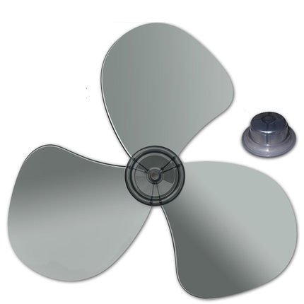 1 stks Grote wind 16 inch 400mm plastic fan blade