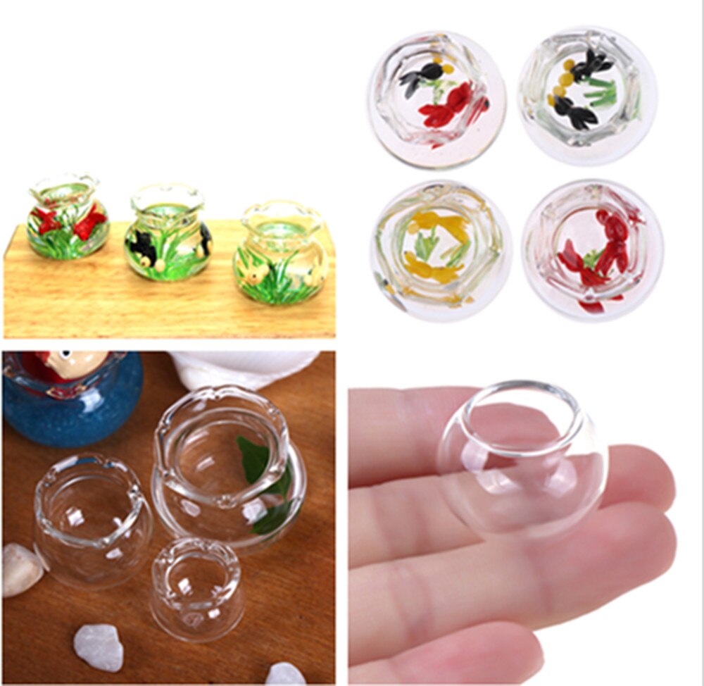 mini Carro Armato di Pesci FAI DA TE in Resina Pendenti E Ciondoli Strumenti Trasparente Pesci Rossi Serbatoi Pendente Gioielli Fatti A Mano in Miniatura Decorazione roba cupola in Vetro