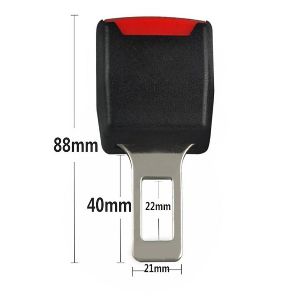 Ceinture de sécurité de voiture universelle, lumineuse, épaisse, Insert de prise, boucle de verrouillage, Clip d'extension, pour automobile