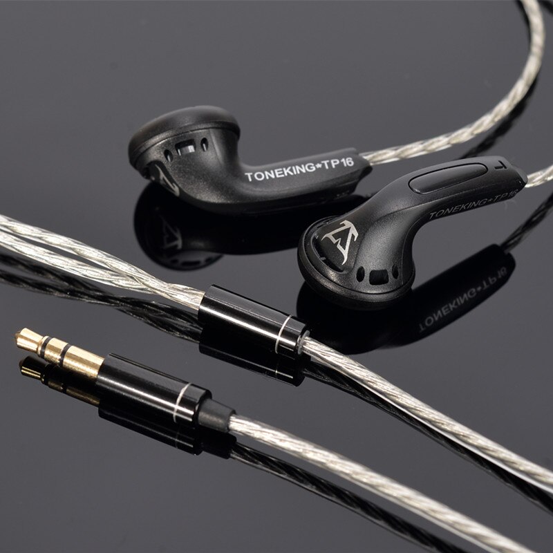 Original toneking  tp16 32 ohm 3.5mm in ear öronsnäcka platt plugg hörsnäcka hörlurar hifi bas headset  pt15\dt6\ zst \st1\bl1\v10